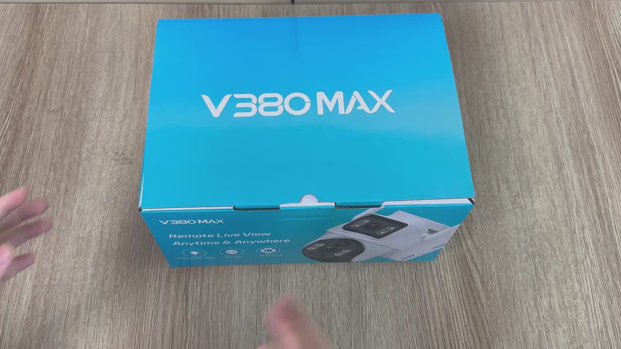 كاميرا مراقبة XIAOVV بالطاقة الشمسية و Wi-Fi | عدسة مزدوجة 8MP، 360° (واي فاي 2.4G فقط، بدون شريحة)